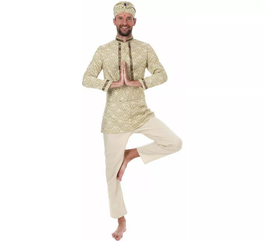 Translation missing: es.Disfraz de Hindú Bollywood con Turbante para hombre