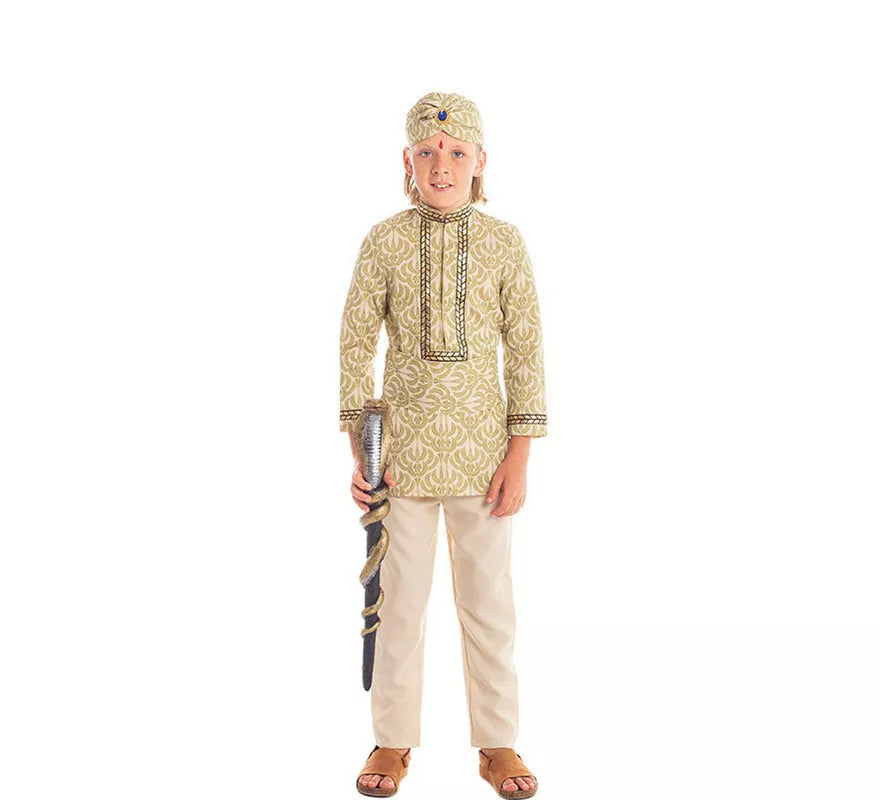 Translation missing: es.Disfraz de Hindú Bollywood con Turbante para niño