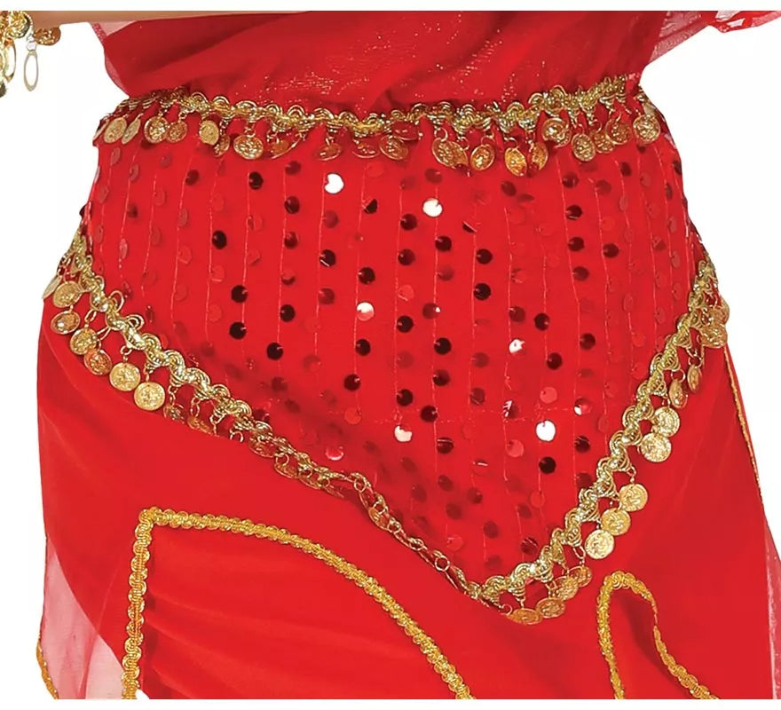 Translation missing: es.Disfraz de Hindú Rojo para mujer