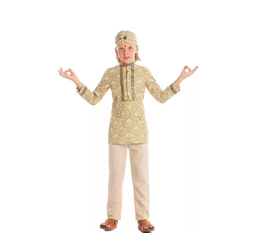 Translation missing: es.Disfraz de Hindú Bollywood con Turbante para niño