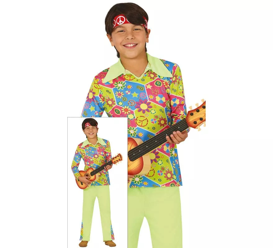 Translation missing: es.Disfraz de Hippie Boy para Niños