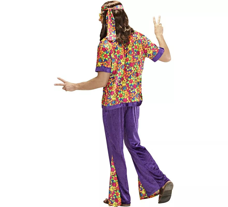 Translation missing: es.Disfraz de Hippie Campana de terciopelo para hombre