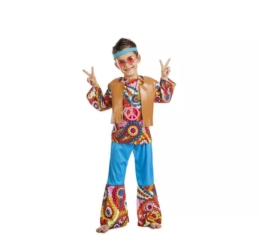 Translation missing: es.Disfraz de Hippie Chaleco para niño