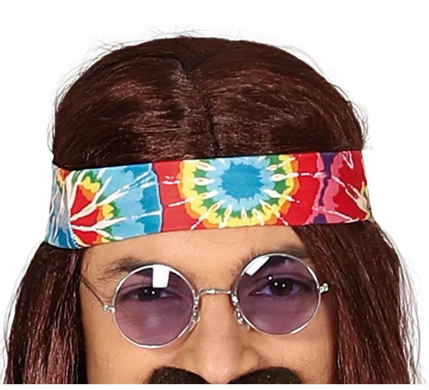 Translation missing: es.Disfraz de Hippie con Flores para hombre