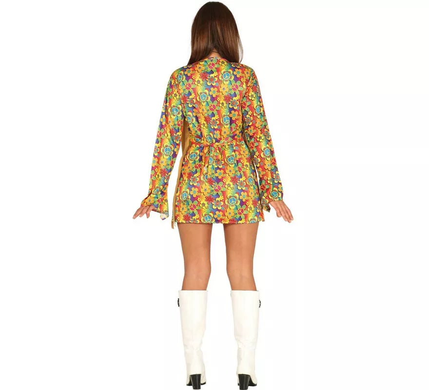Translation missing: es.Disfraz de Hippie corto para mujer