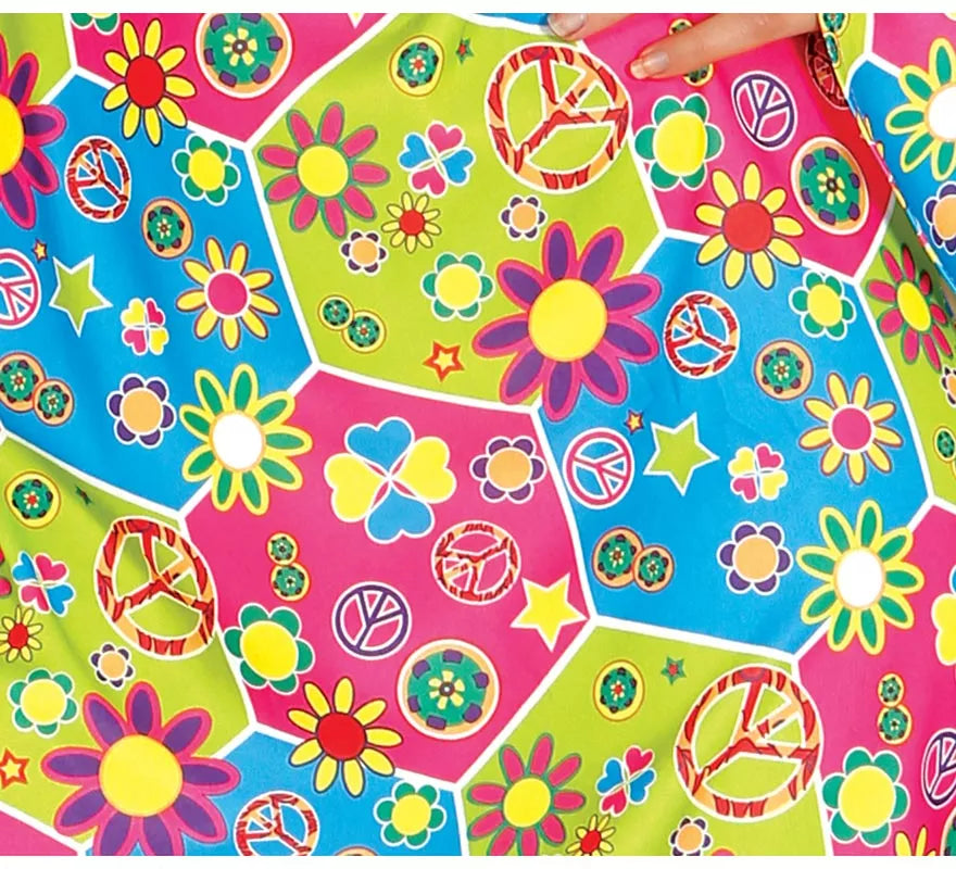 Translation missing: es.Disfraz de Hippie Flower Power para mujer