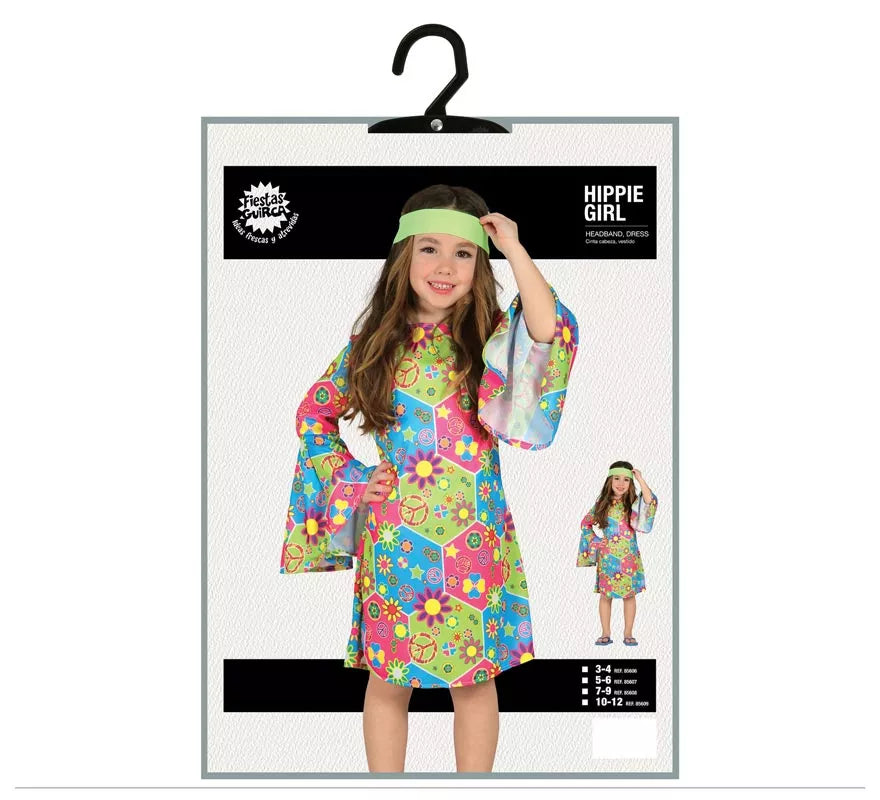 Translation missing: es.Disfraz de Hippie Girl para niña