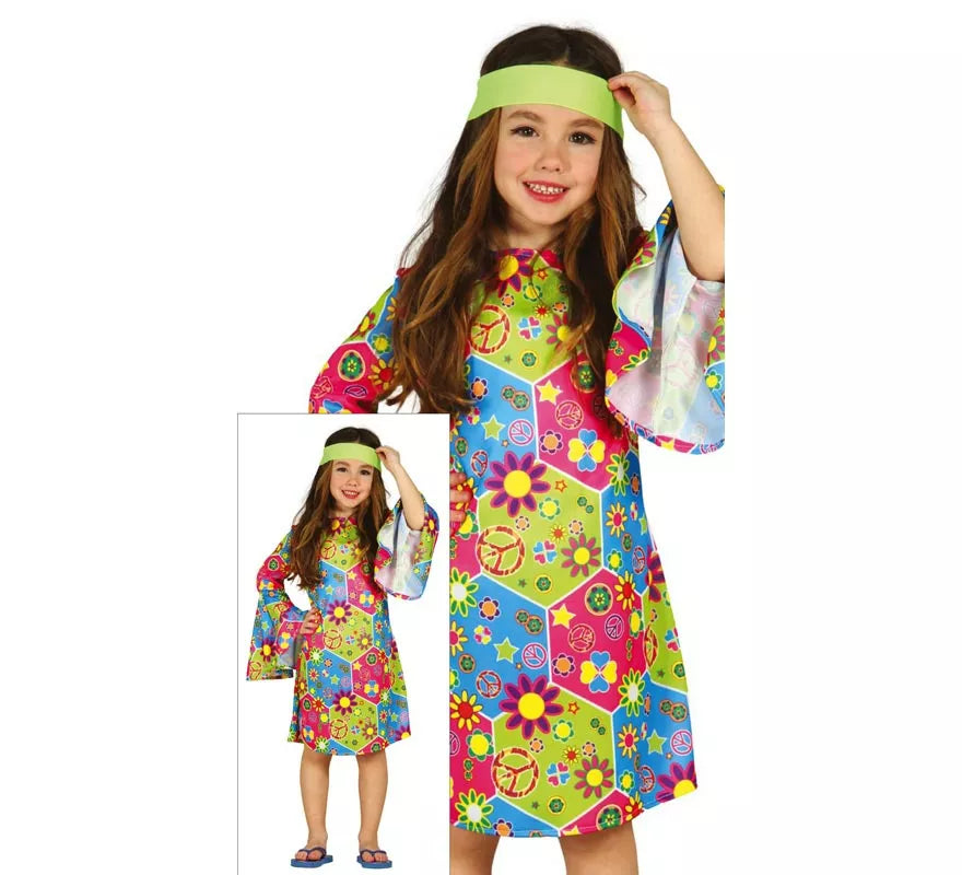 Translation missing: es.Disfraz de Hippie Girl para niña