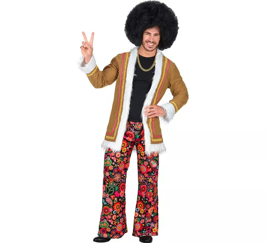 Translation missing: es.Disfraz de Hippie Invierno para hombre
