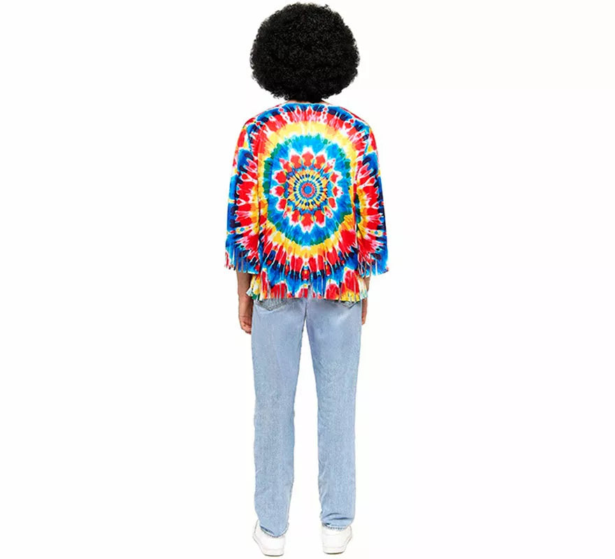 Translation missing: es.Disfraz de Hippie multicolor para hombre