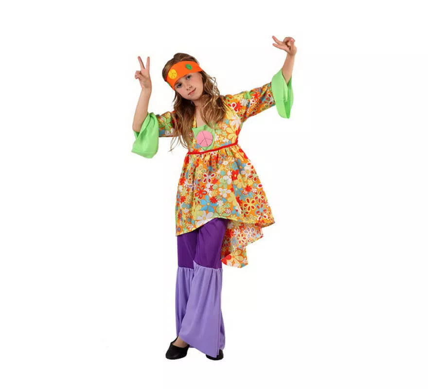 Translation missing: es.Disfraz de Hippie para niñas