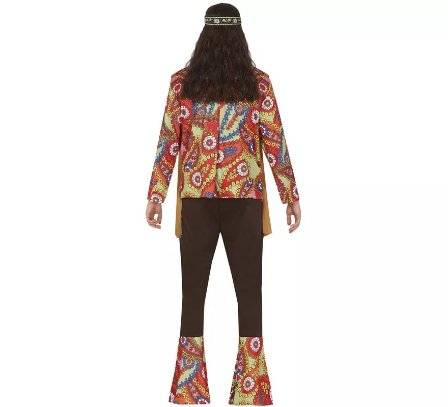 Translation missing: es.Disfraz de Hippie Paz y Amor para hombre