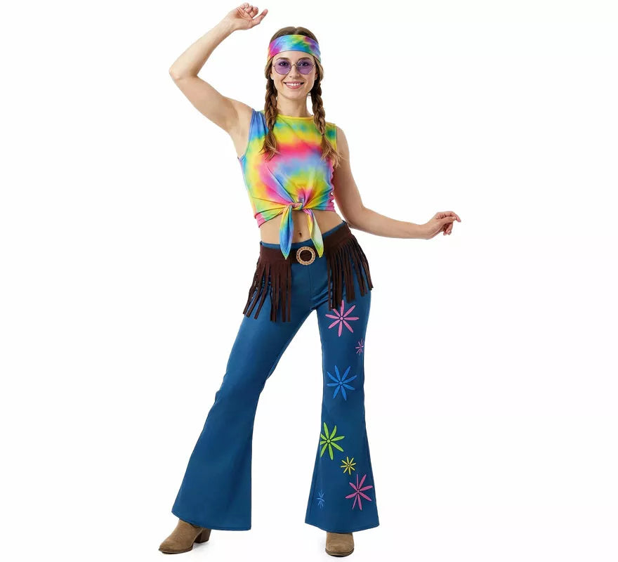 Translation missing: es.Disfraz de Hippie Psicodélica para mujer