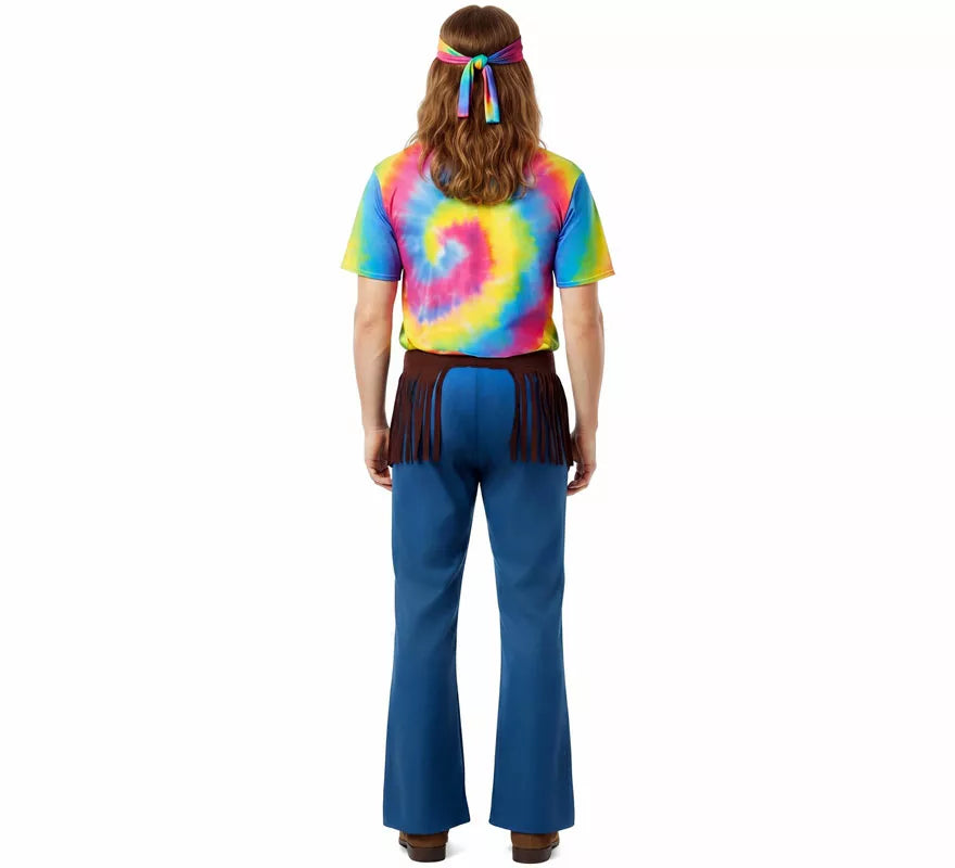 Translation missing: es.Disfraz de Hippie Psicodélico para hombre