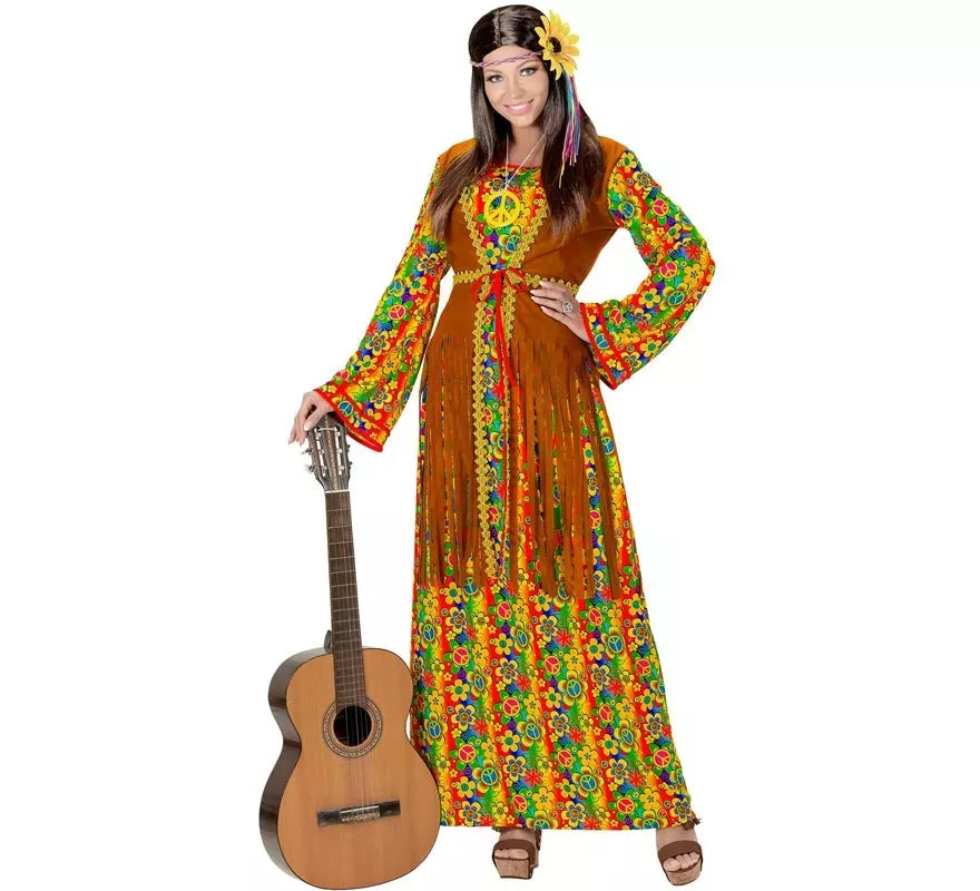 Translation missing: es.Disfraz de Hippie Símbolo de Paz para mujer