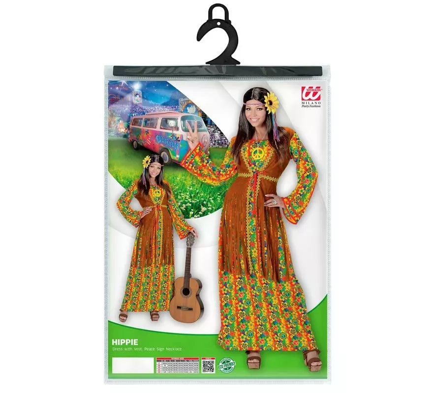 Translation missing: es.Disfraz de Hippie Símbolo de Paz para mujer