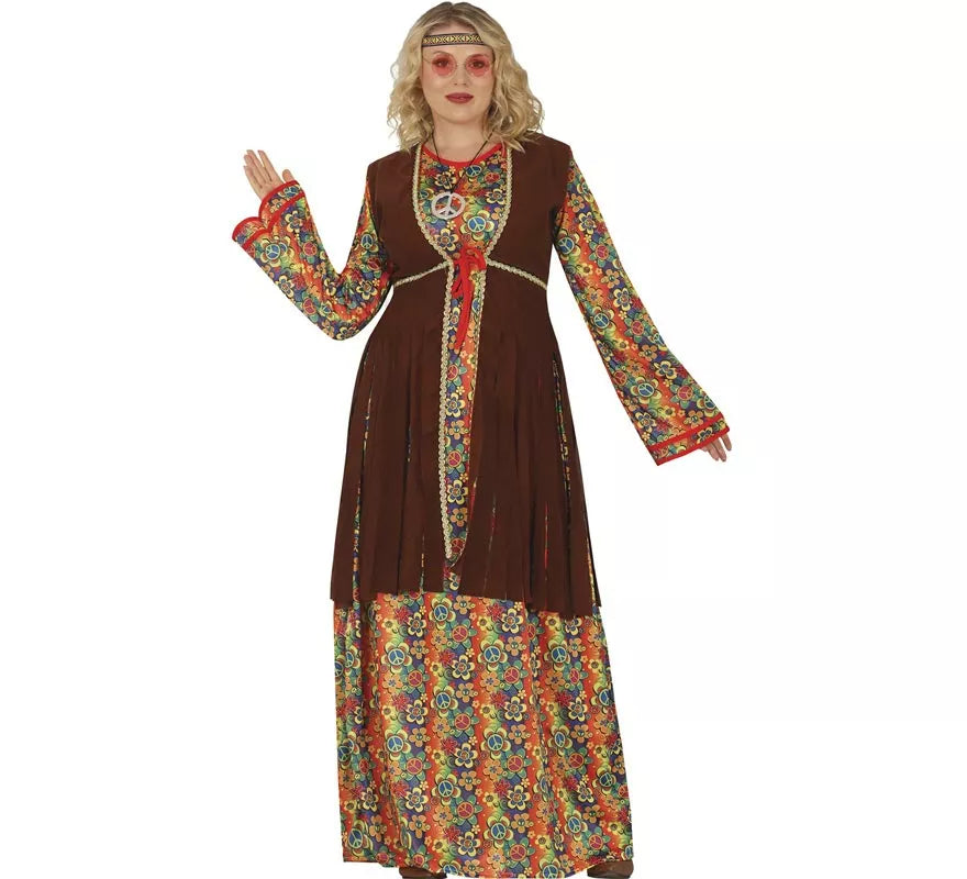 Translation missing: es.Disfraz de Hippie vestido largo para mujer