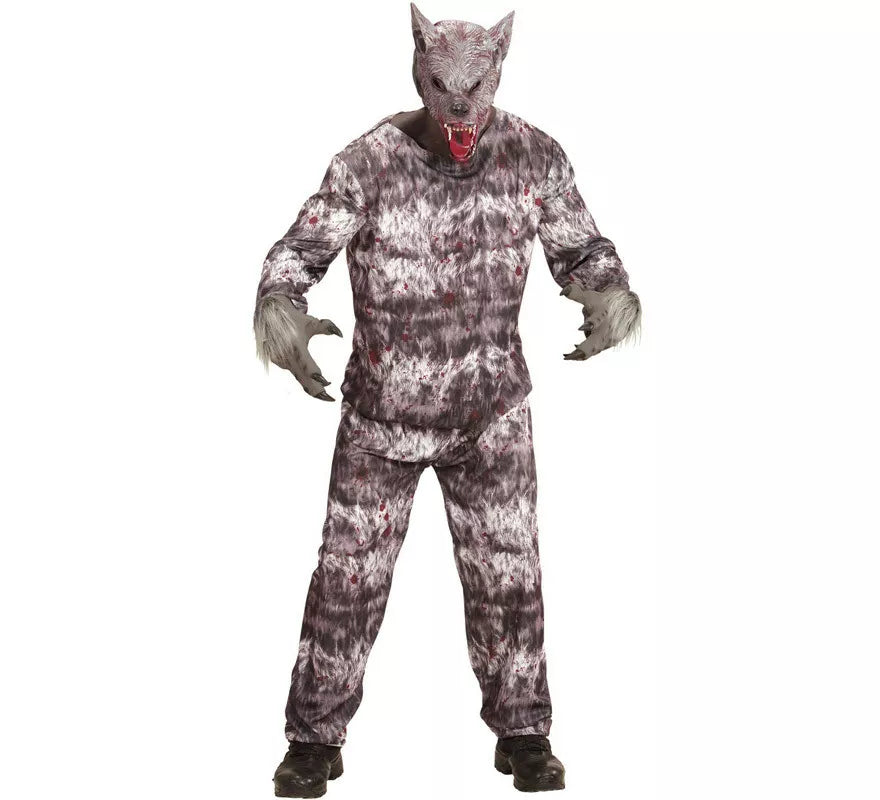 Translation missing: es.Disfraz de Hombre Lobo con máscara para hombre
