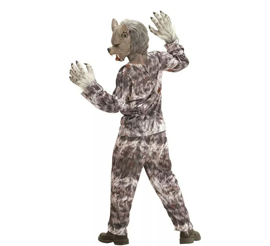 Translation missing: es.Disfraz de Hombre Lobo con Máscara para niño