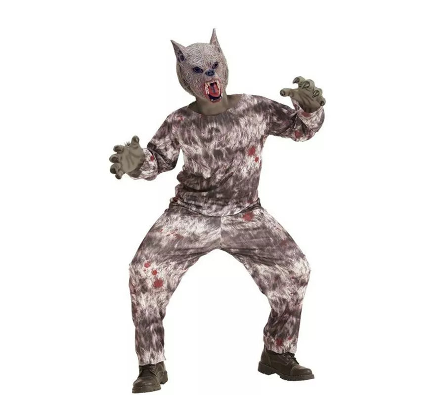 Translation missing: es.Disfraz de Hombre Lobo con Máscara para niño