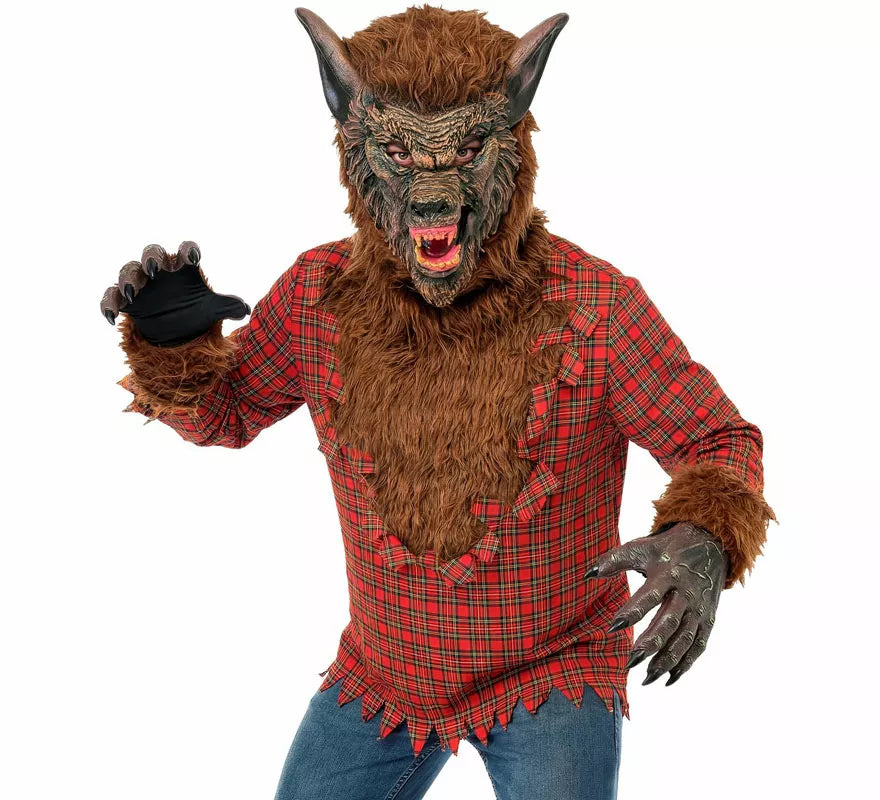 Disfraz de Hombre Lobo con Máscara para hombre