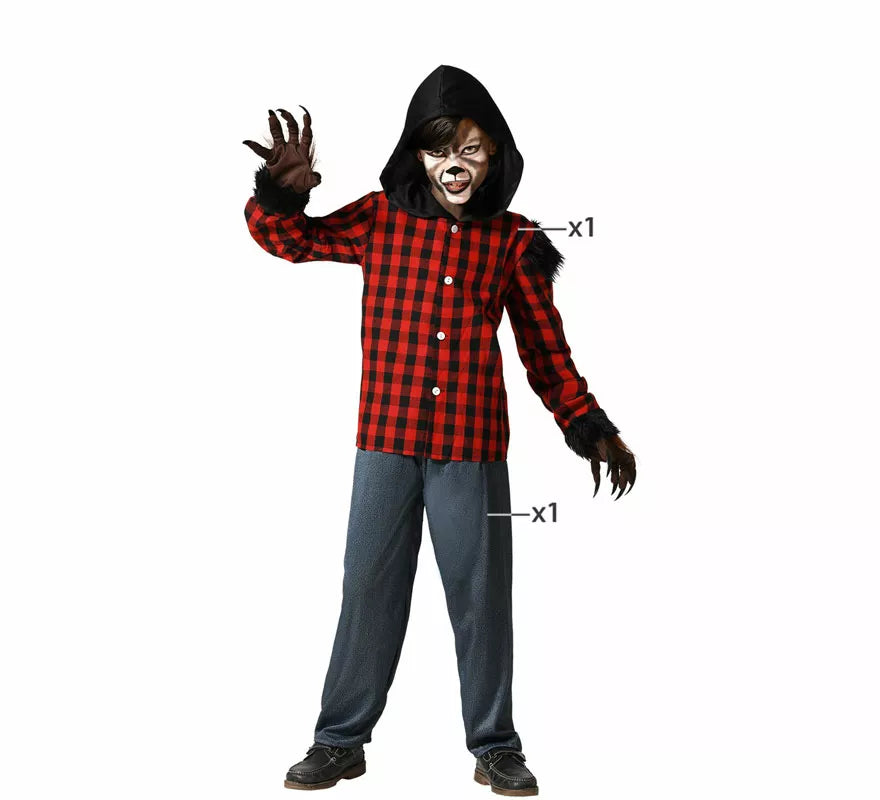 Translation missing: es.Disfraz de Hombre Lobo para niño