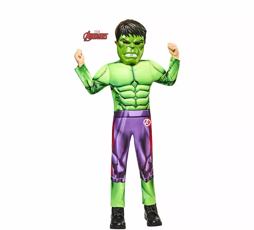 Translation missing: es.Disfraz de Hulk Musculoso para niño