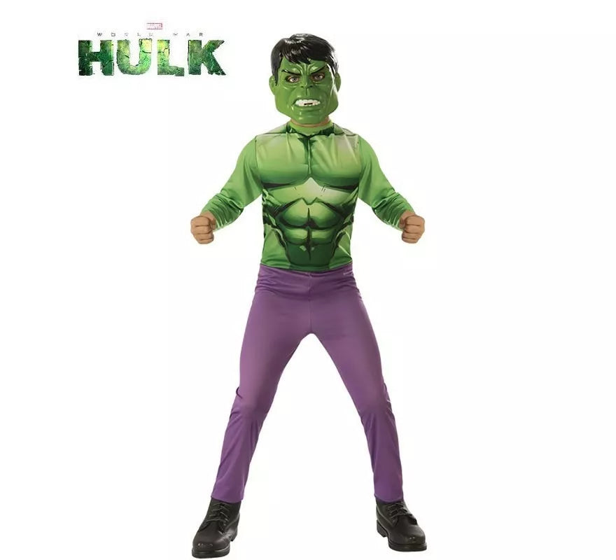 Translation missing: es.Disfraz de Hulk Opp con máscara para niño