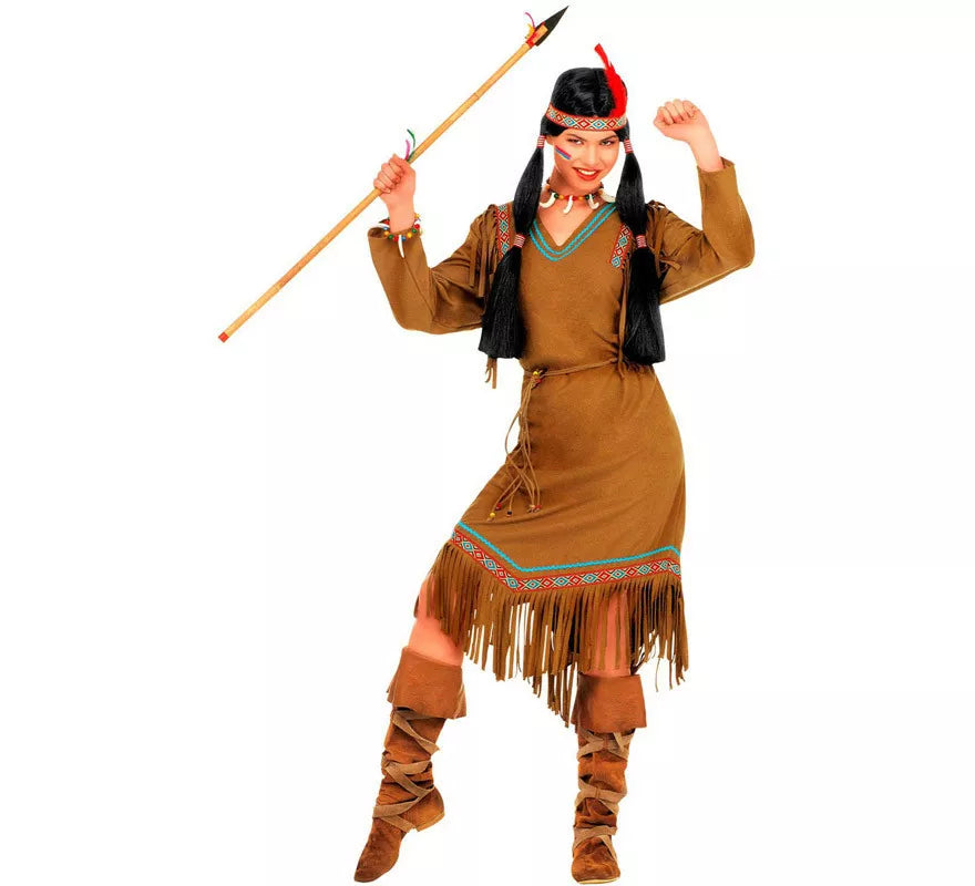 Translation missing: es.Disfraz de India Cheyenne con Vestido para mujer