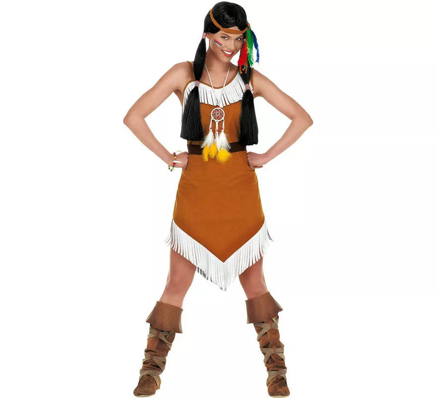 Disfraz de India Comanche con Vestido para mujer