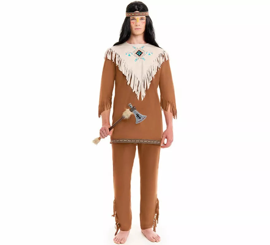 Translation missing: es.Disfraz de Indio Apache para hombre