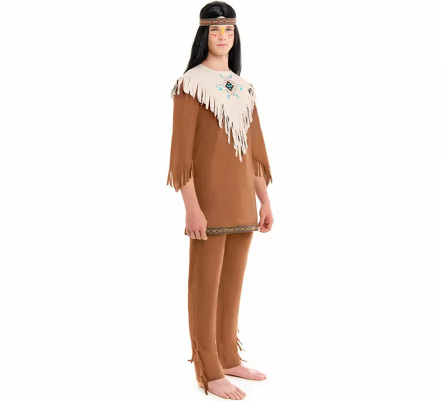 Translation missing: es.Disfraz de Indio Apache para hombre