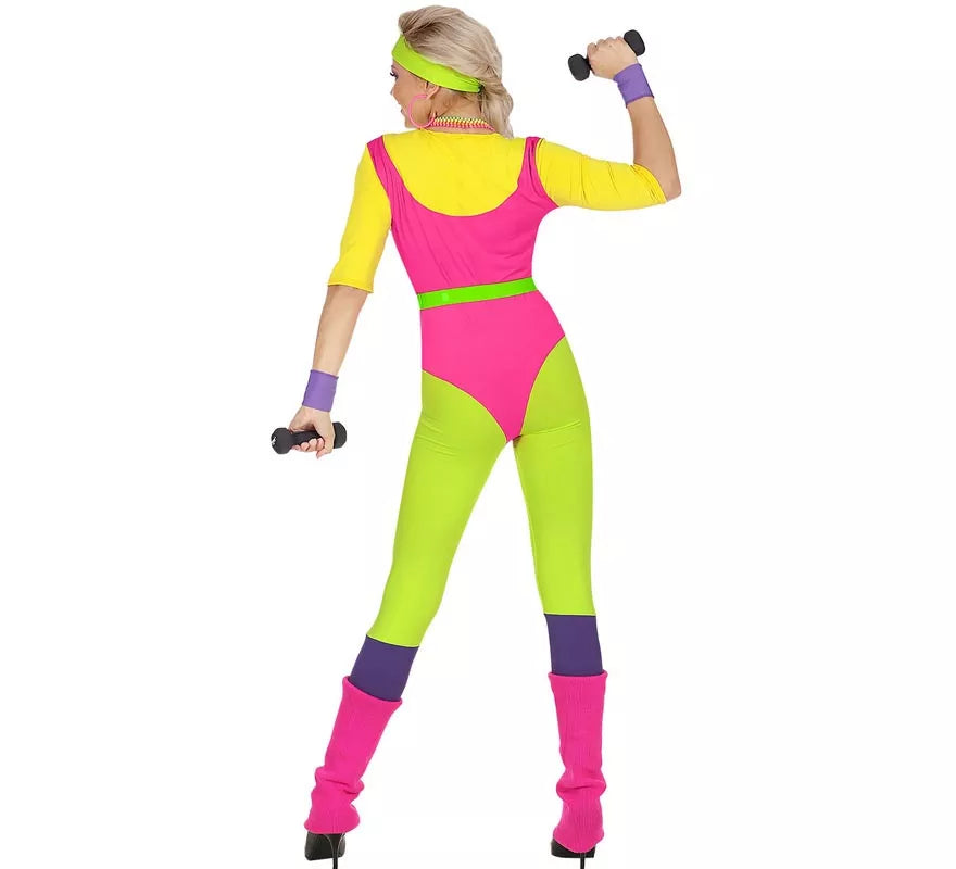 Translation missing: es.Disfraz de Instructora de Aerobics Años 80 para mujer
