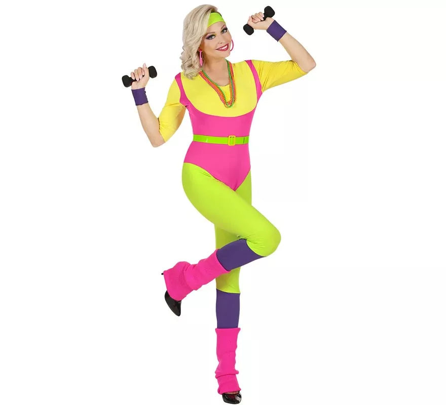 Translation missing: es.Disfraz de Instructora de Aerobics Años 80 para mujer