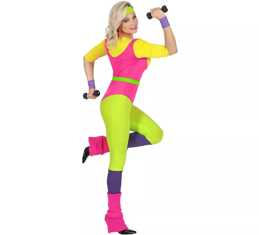 Translation missing: es.Disfraz de Instructora de Aerobics Años 80 para mujer