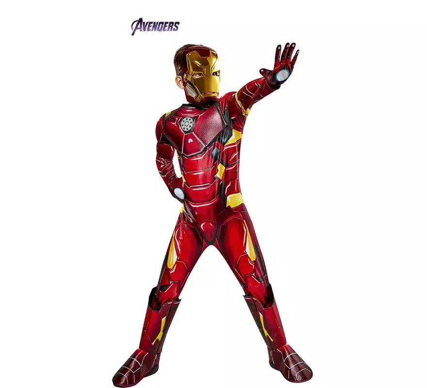 Translation missing: es.Disfraz de Iron Man Premium rojo para niño