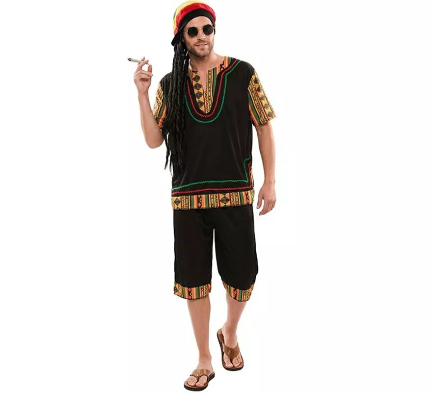 Translation missing: es.Disfraz de Jamaicano Rasta para hombre