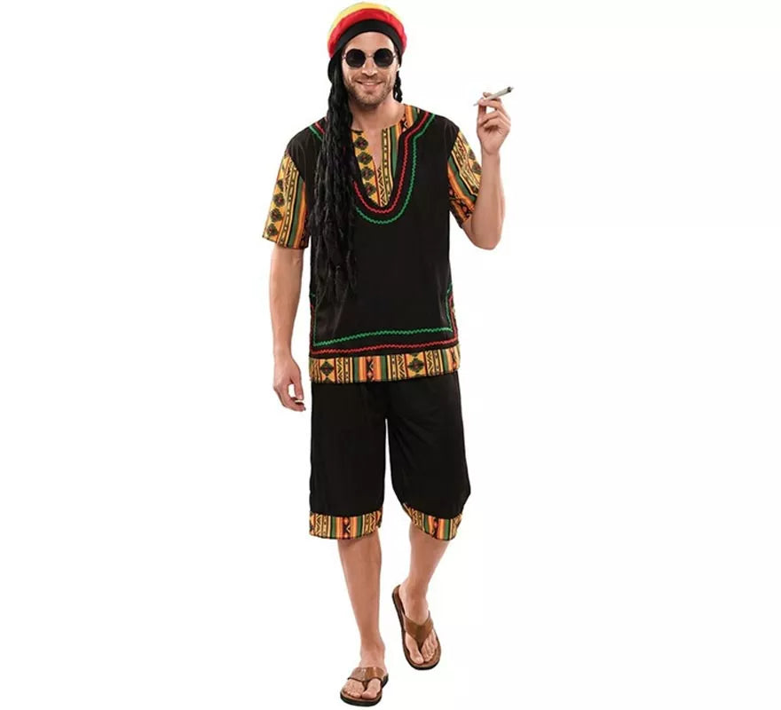Translation missing: es.Disfraz de Jamaicano Rasta para hombre