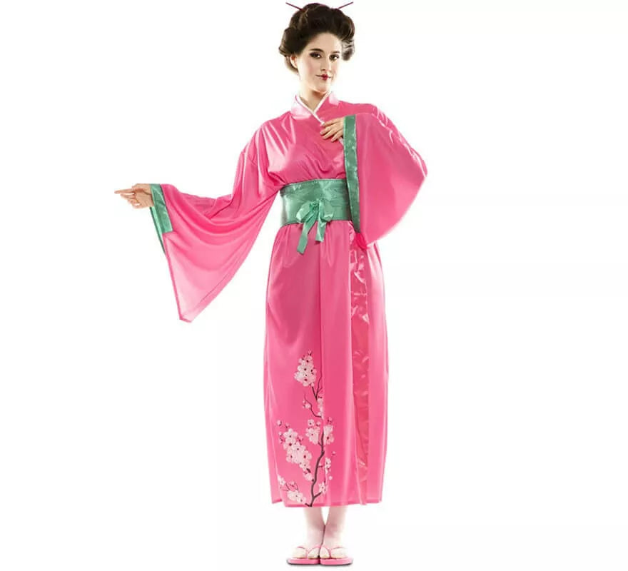 Disfraz de Japonesa Rosa para mujer