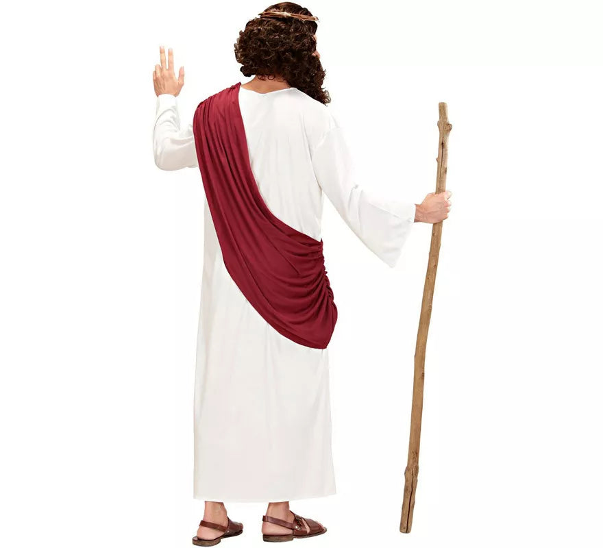 Translation missing: es.Disfraz de Jesús El Mesías o Profeta con bastón para hombre