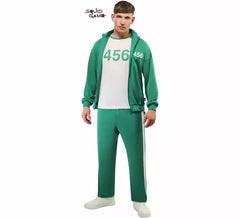 Disfraz de Jugador 456 del Juego del Calamar para hombre