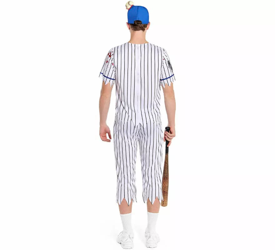 Translation missing: es.Disfraz de Jugador de Béisbol Zombie para hombre