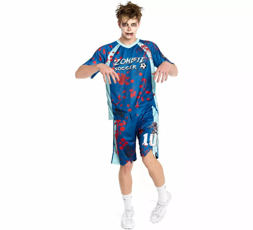 Translation missing: es.Disfraz de Jugador de Fútbol Zombie para hombre