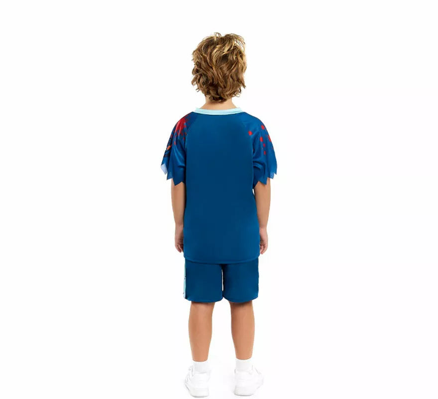 Disfraz de Jugador de Fútbol Zombie para niño