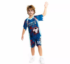 Disfraz de Jugador de Fútbol Zombie para niño