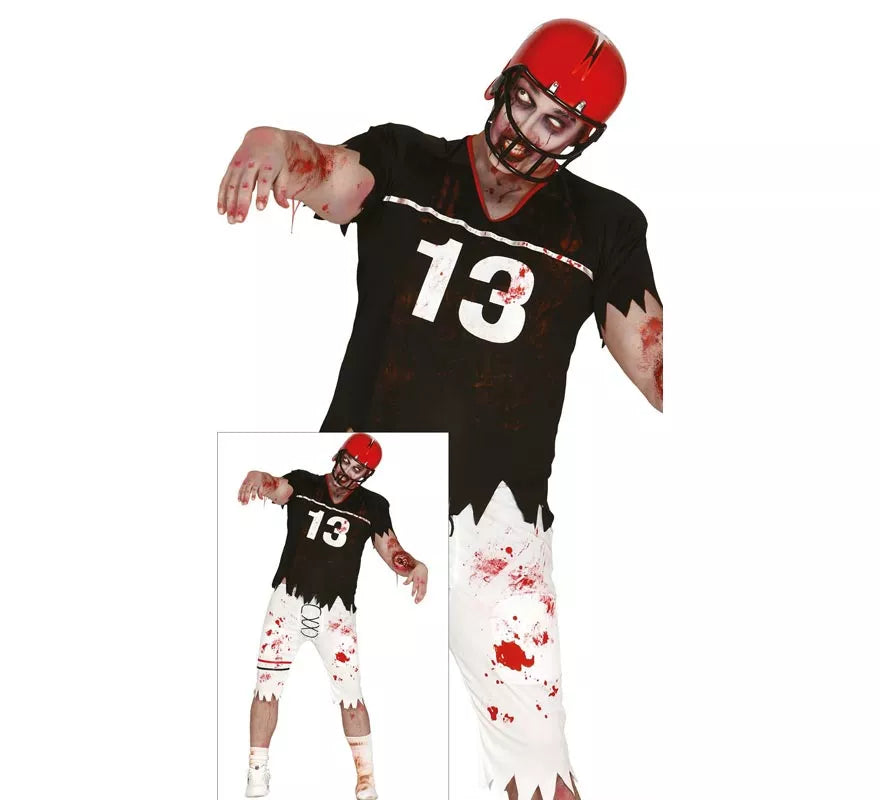 Disfraz de Jugador de Rugby Zombie