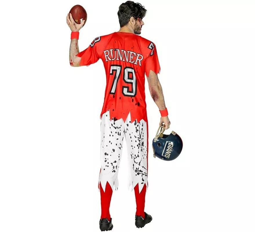 Translation missing: es.Disfraz de Jugador de Rugby Zombie para hombre