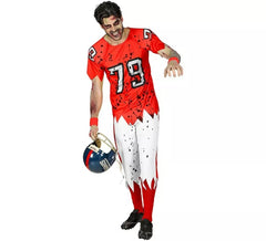 Disfraz de Jugador de Rugby Zombie para hombre