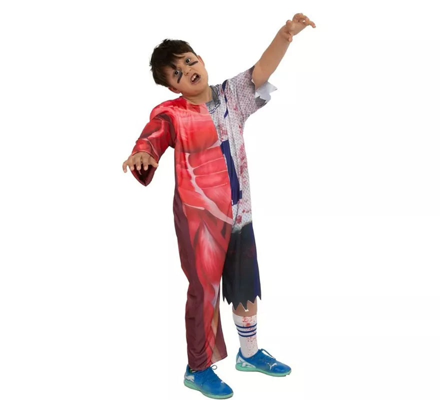 Translation missing: es.Disfraz de Jugador Zombie número uno para niño