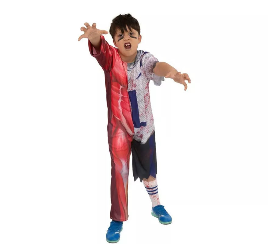 Translation missing: es.Disfraz de Jugador Zombie número uno para niño